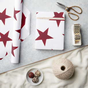 Papier Cadeau Golden Stars Motif 7