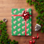 Papier Cadeau Goldendoodle Puppy Christmas<br><div class="desc">KiniArt™ Goldendoodle puppy art de Noël par l'artiste contemporain PUP, Kim Niles. Emballage cadeau adorable pour les fans de race de chien Goldendoodle! Ce papier d'emballage est parfait pour les amateurs de chiens de gribouilles ou les amoureux de les chiens en général. Le design mignon et fantaisiste présente une oeuvre...</div>