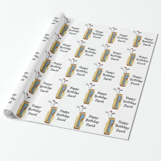 Papier Cadeau Golf