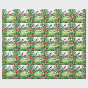 Papier Cadeau Golf Floride sur le thème de la retraite aux flama