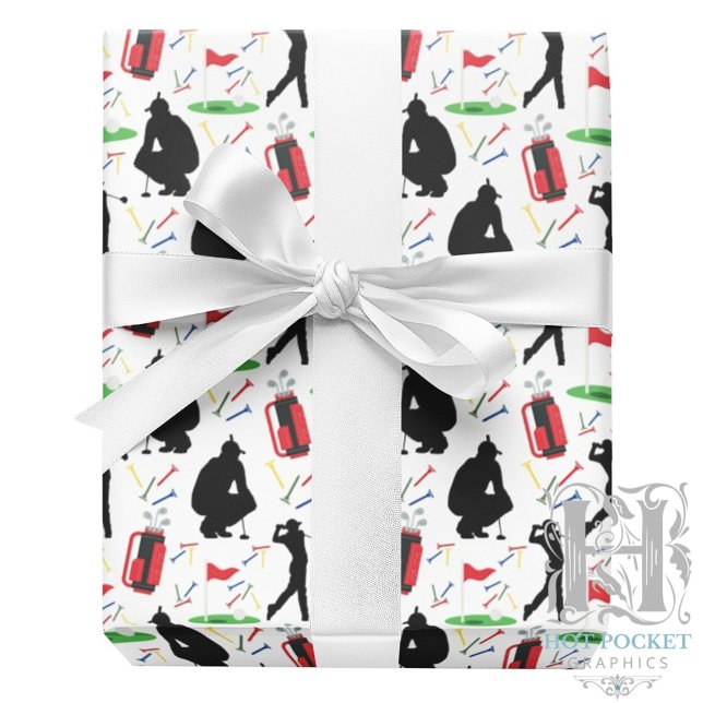 Papier Cadeau Golf (Hommes) (Créateur téléchargé)