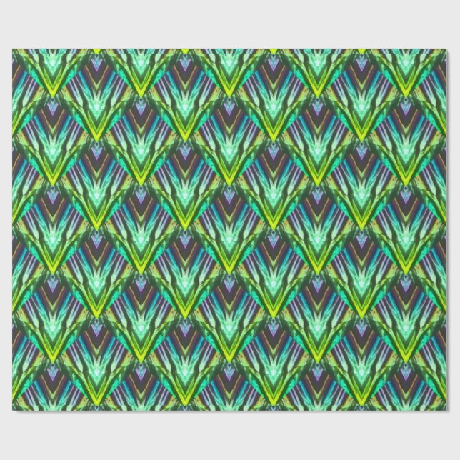 Papier Cadeau Gondoler fer de lance Motif (Plat)