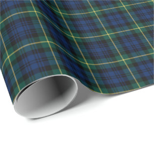 Papier Cadeau Gordon Clan Tartan