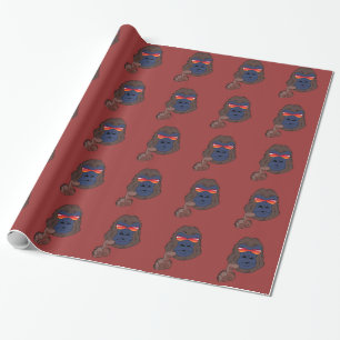 Papier Cadeau Gorille frais