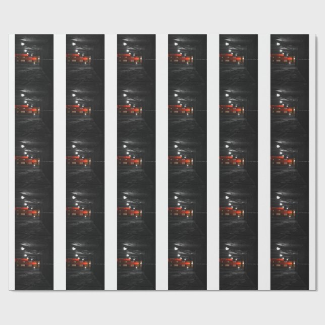 Papier Cadeau Gothic Staircase Wrapping Paper (Plat)