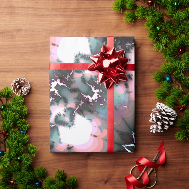 Papier Cadeau Gothique Frozen Winter Spider Web (Cadeau de vacances)