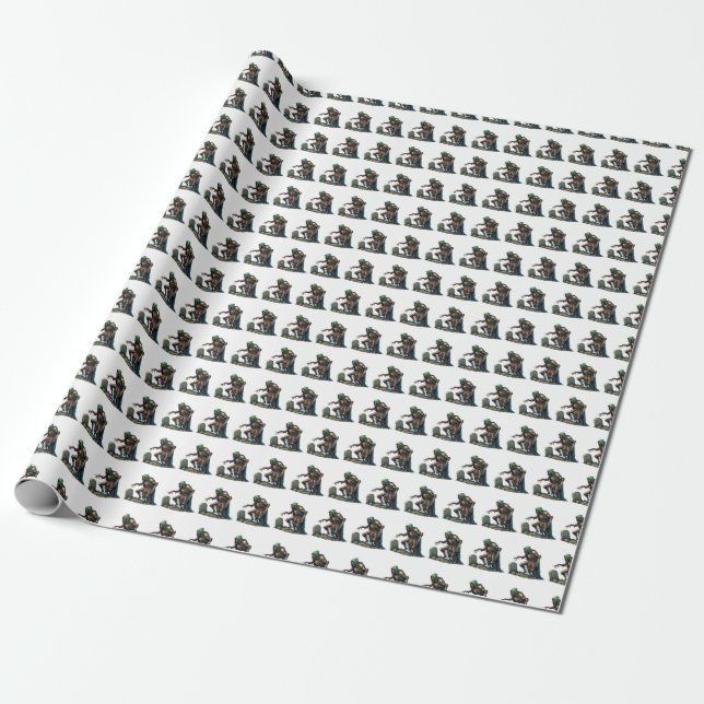 Papier Cadeau Goule (Déroulé)