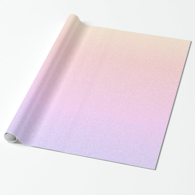 Papier Cadeau Gradient en pastel (Déroulé)
