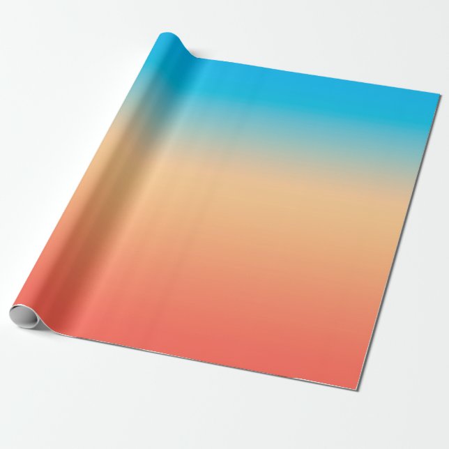 Papier Cadeau Gradient ombre (Déroulé)