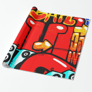 Papier Cadeau Graffiti 19 wpcn