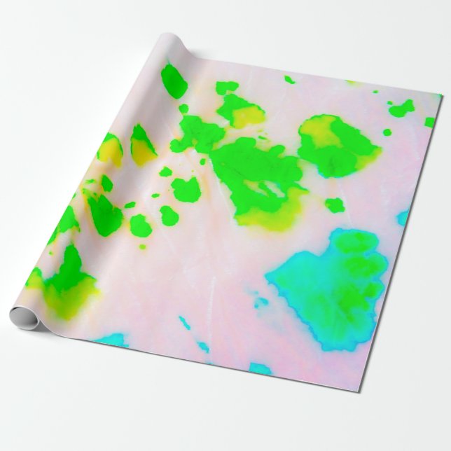 Papier Cadeau Graffiti d'art sale. Ikat Abstrait (Déroulé)