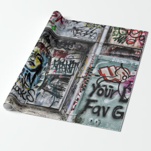Papier Cadeau Graffiti Moderne Cool urbain Art de rue