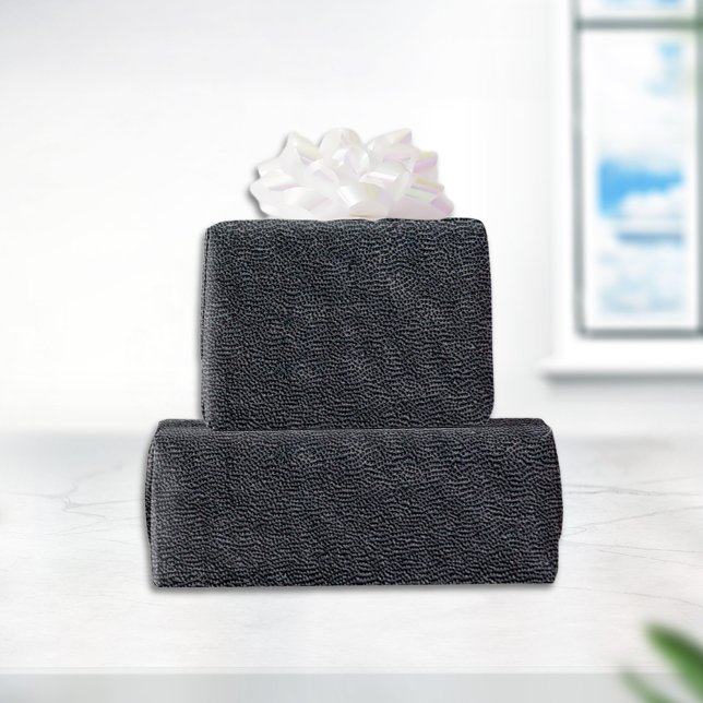 Papier Cadeau Grain de charbon Faux Cuir (Créateur téléchargé)