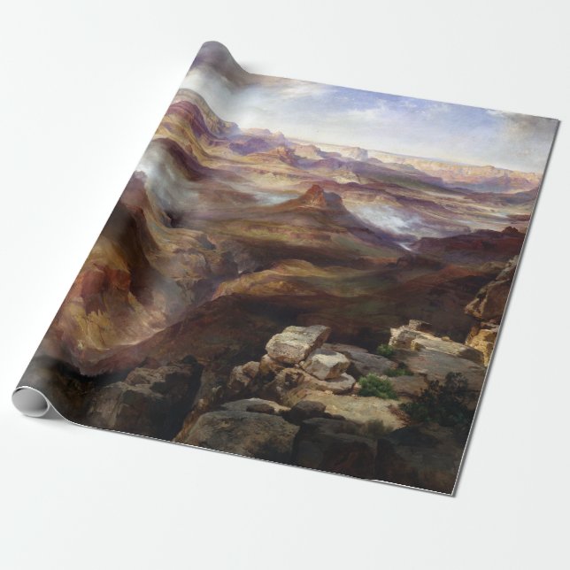 Papier Cadeau Grand canyon Thomas Moran du Colorado (Déroulé)