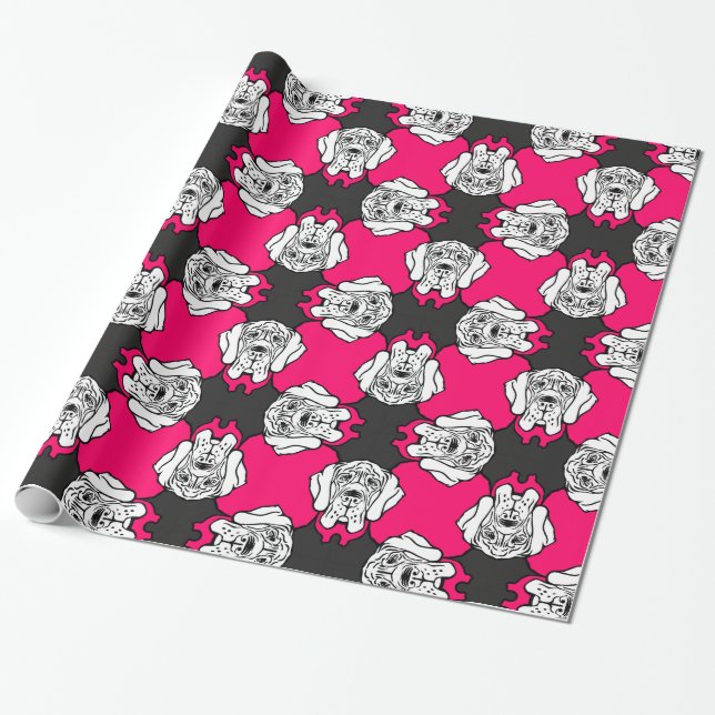 Papier Cadeau Grand Danois Mister (Déroulé)