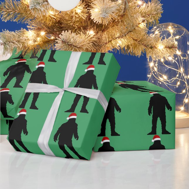 PAPIER CADEAU GRAND NOËL DE SASQUATCH  (Vacances)
