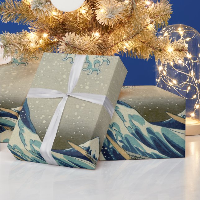 Papier Cadeau Grande vague au large de la côte de Kanagawa par H (Vacances)