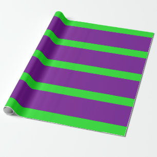 Papier Cadeau Grandes crayons vert et violet