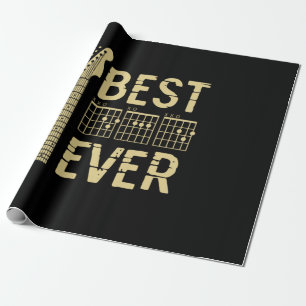 Papier Cadeau Grandfather Quotes   Best Dad Guitar Ever