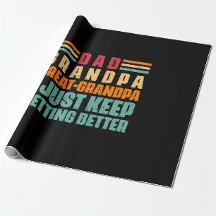 Papier Cadeau Grandfather Quotes   Dad Great Grandpa