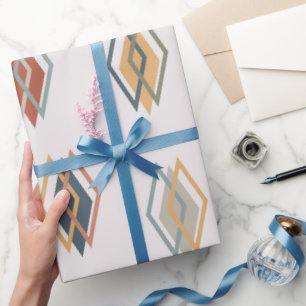 Papier Cadeau Grands diamants triples