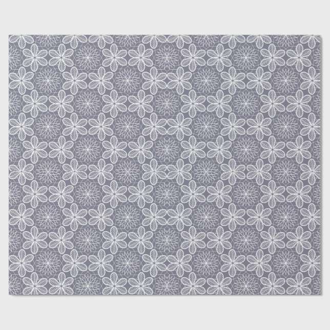 Papier Cadeau Gray Mandala (Plat)