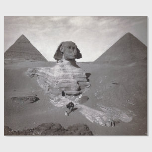 Papier Cadeau Great Sphinx & Gizeh Pyramides Necropolis Egypte