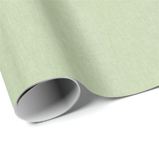 Papier Cadeau Green Beige Linen Mimic Fabric Texture