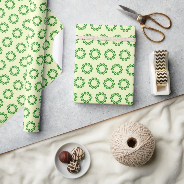 Papier Cadeau Green leaves (Artisanat)