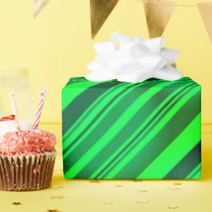 Papier Cadeau Green St Patrick's Day Irish Party Neon Gradient