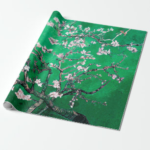 Papier Cadeau Green Van Gogh Almond Blossoms