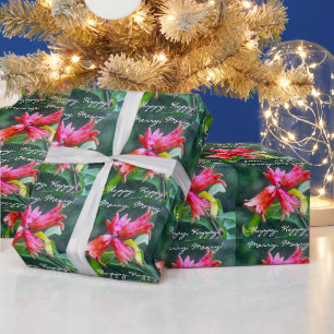 Papier Cadeau Grenades en croissance, gros plan