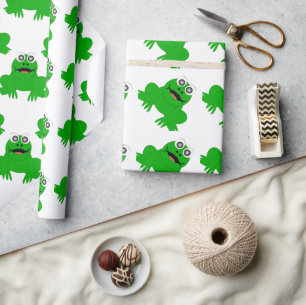Papier Cadeau Grenouille