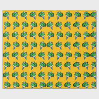 Papier Cadeau Grenouille souriante