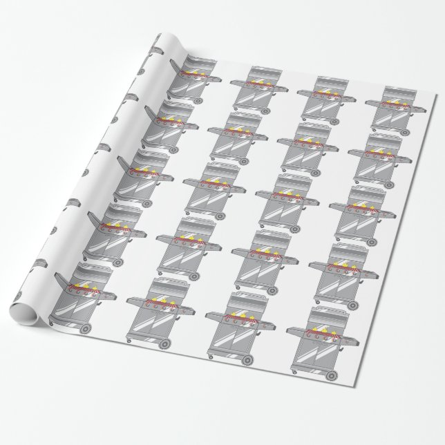 Papier Cadeau Gril superbe (Déroulé)