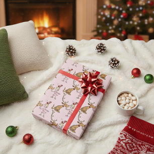 Papier Cadeau Grille   Max & Cindy Lou Qui