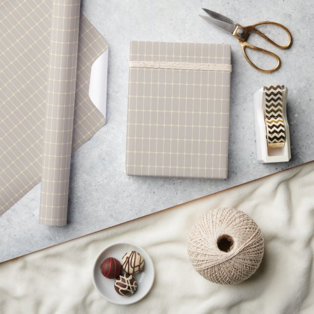 Papier Cadeau Grille moderne (Artisanat)