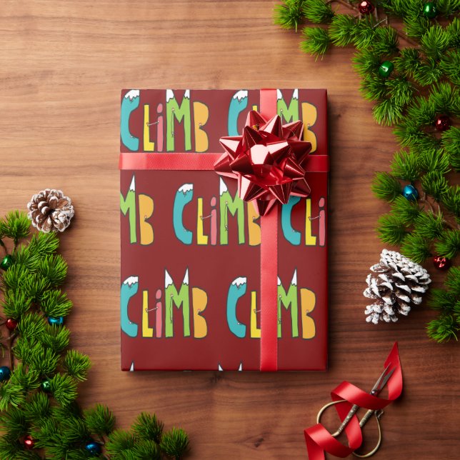 Papier Cadeau Grimper (Cadeau de vacances)