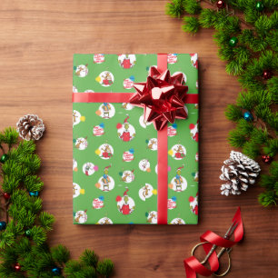 Papier Cadeau Grinch   Motif de points de Noël