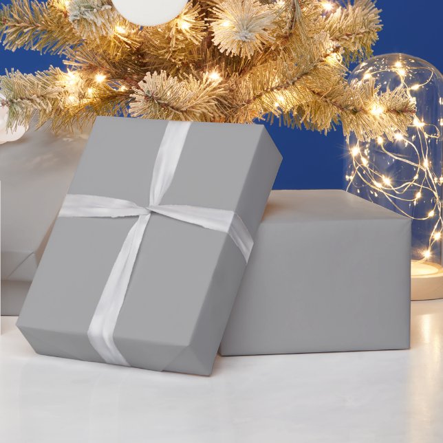 Papier Cadeau Gris Clair (Vacances)