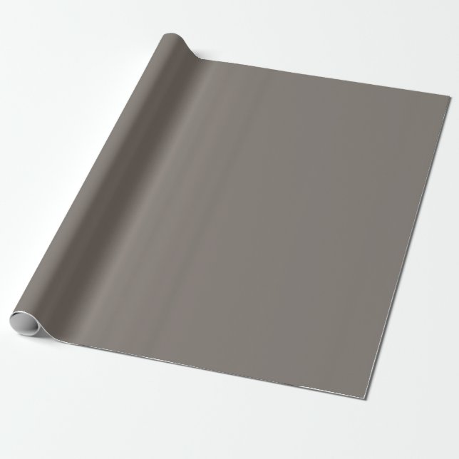 Papier Cadeau Gris foncé grisâtre éclat de couleur (Déroulé)