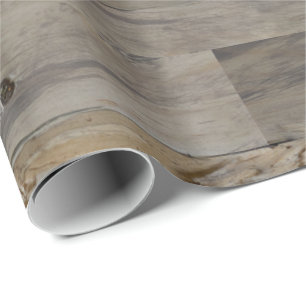 Papier Cadeau Gris Industriel Marron Bois Rustique Mariage Anniv