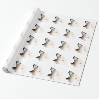 Papier Cadeau Grondement d'ours blanc