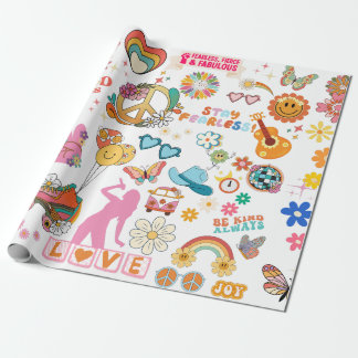 PAPIER CADEAU GROOVY SWIFT-STYLE DECOR  