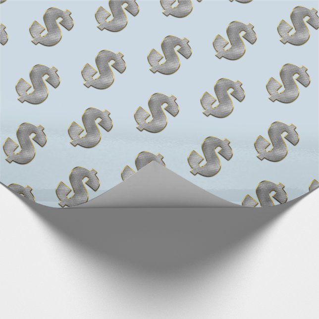 Papier Cadeau Gros argent (Coin)
