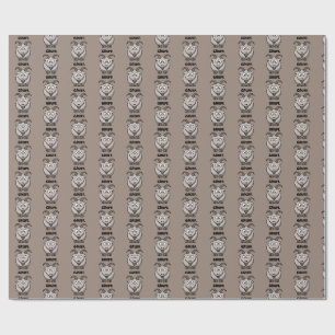 Papier Cadeau Gruff Grey Chèvre Funny Fairy Tale Dessin