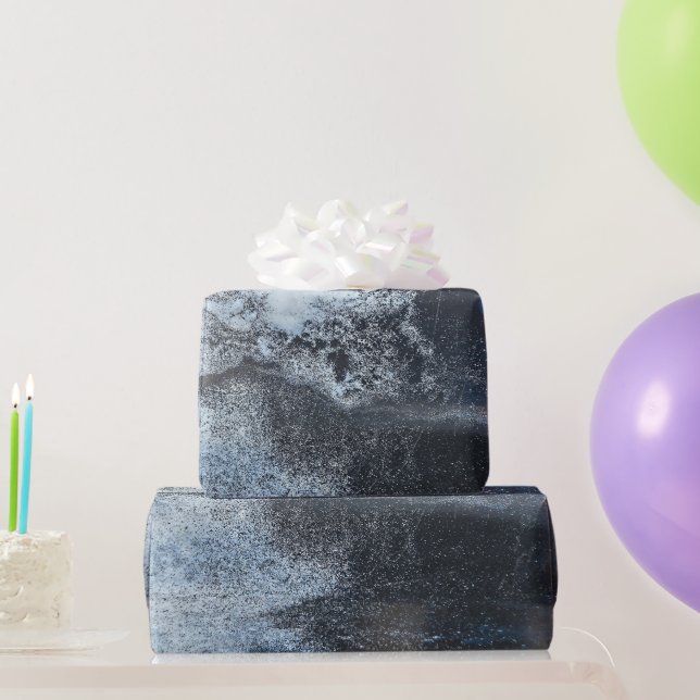 Papier Cadeau Grungy Abstrait Peinture Design (Cadeaux de fête)