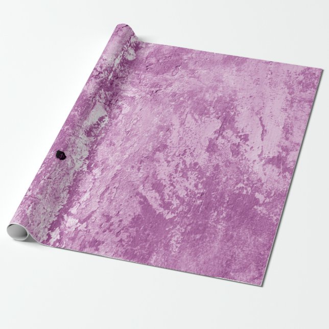 Papier Cadeau Grungy texture murale en violet. Résumé (Déroulé)