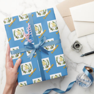 Papier Cadeau Guatemala : papier enveloppant, patriotes du Guate