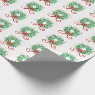 Papier Cadeau Guirlande de Noël